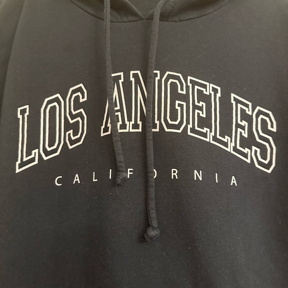Los Angeles‎ sweatshirt hoodie black small Rebellious One - Picture 2 of 4
